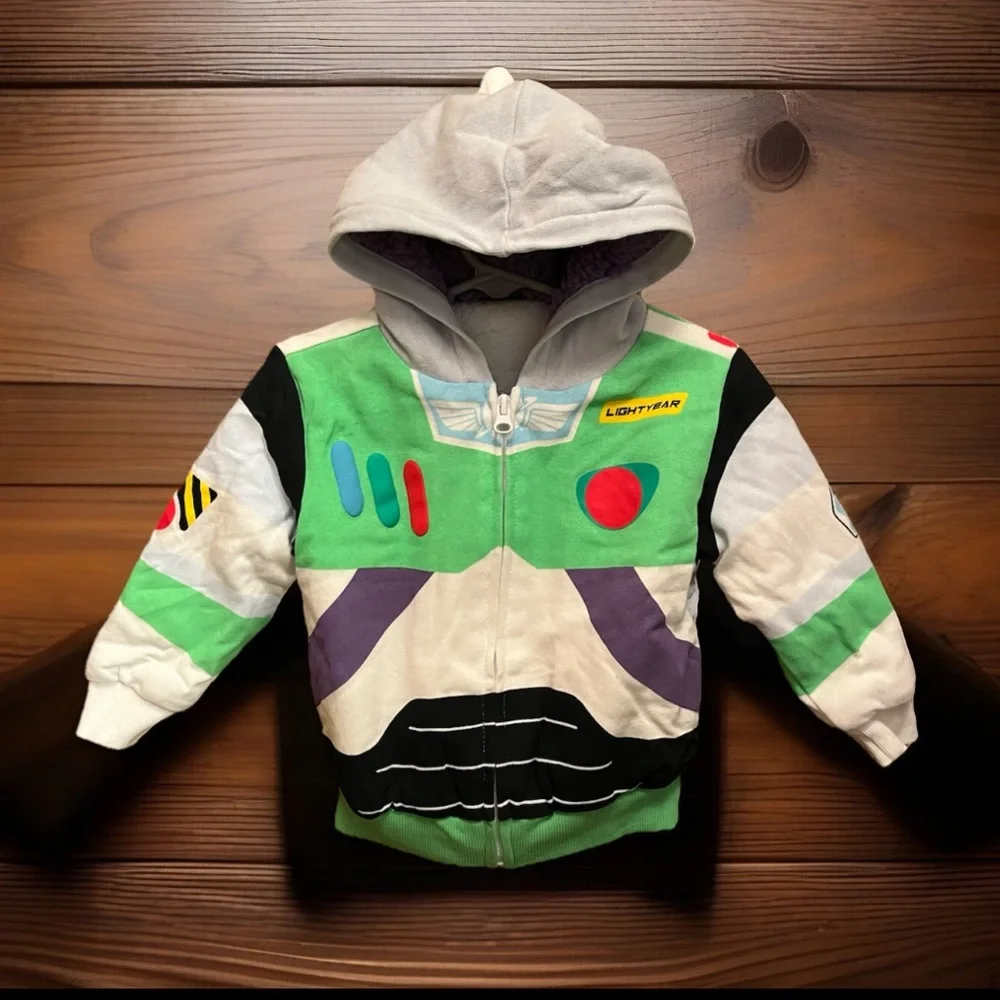 3D Dinosaur Zip Up Hoodie With Drawstrings Glows In Dark Spikes On Sleeve Jacket